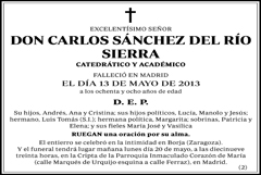 Carlos Sánchez del Río